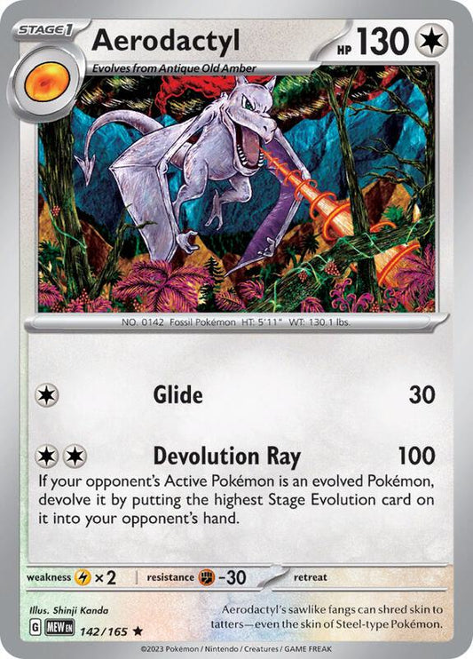 Aerodactyl 142/165 - SV: Scarlet & Violet 151 (MEW)