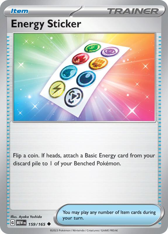 Energy Sticker 159/165 - SV: Scarlet & Violet 151 (MEW)