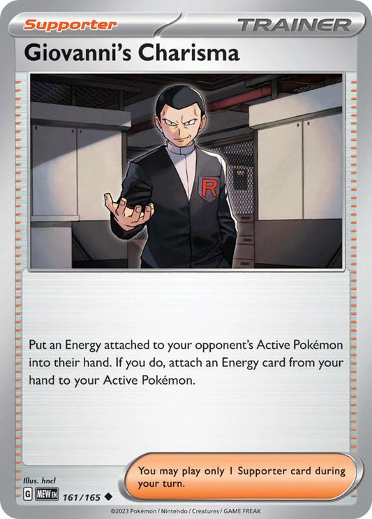 Giovanni's Charisma 161/165 - SV: Scarlet & Violet 151 (MEW)