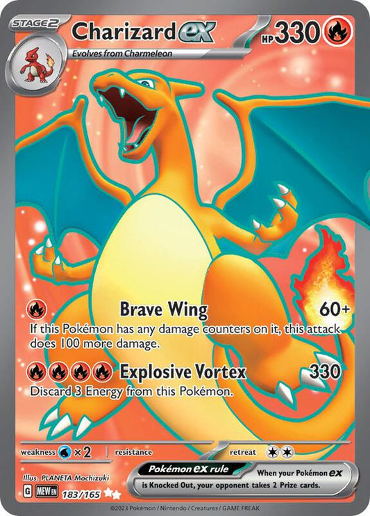 Charizard ex 183/165 - SV: Scarlet & Violet 151 (MEW)