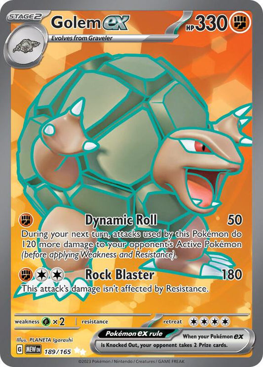 Golem ex 189/165 - SV: Scarlet & Violet 151 (MEW)