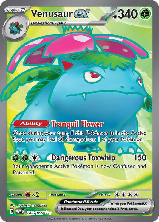 Venusaur ex 182/165 - SV: Scarlet & Violet 151 (MEW)