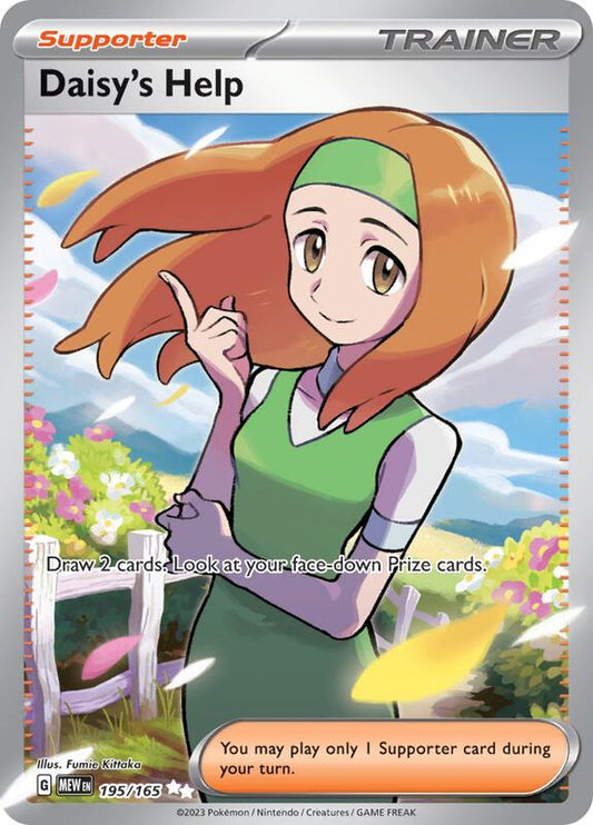 Daisy's Help 195/165 - SV: Scarlet & Violet 151 (MEW)