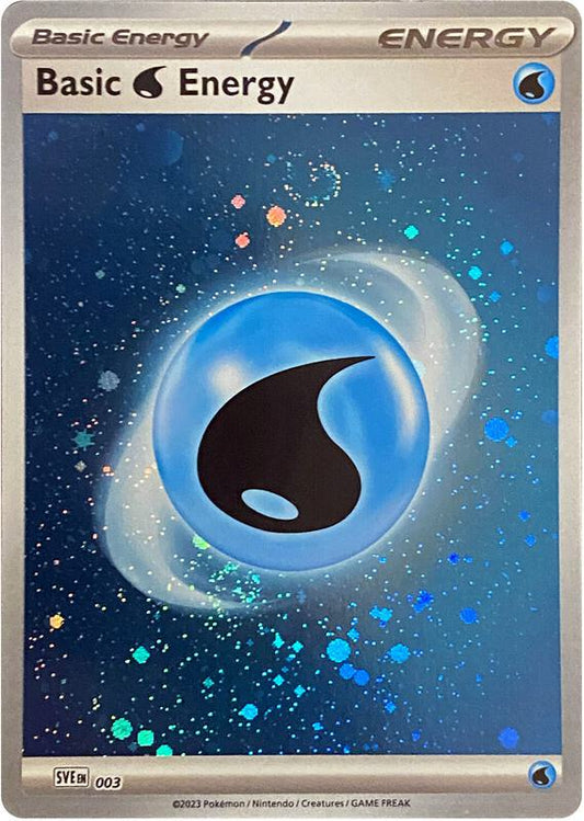 Basic Water Energy (Cosmos Holo) 003/ - SV01: Scarlet & Violet (SVI)