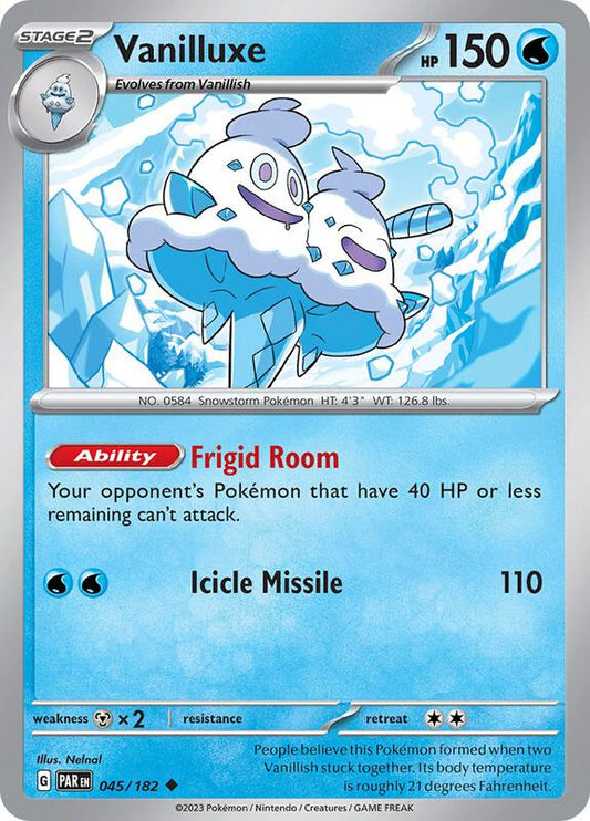 Vanilluxe 045/182 - SV04: Paradox Rift (PAR)