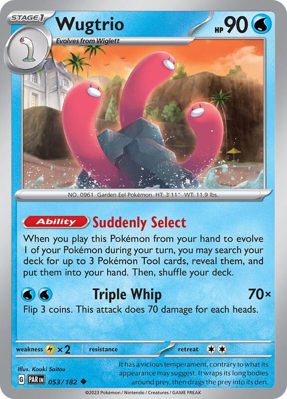 Wugtrio 053/182 - SV04: Paradox Rift (PAR)
