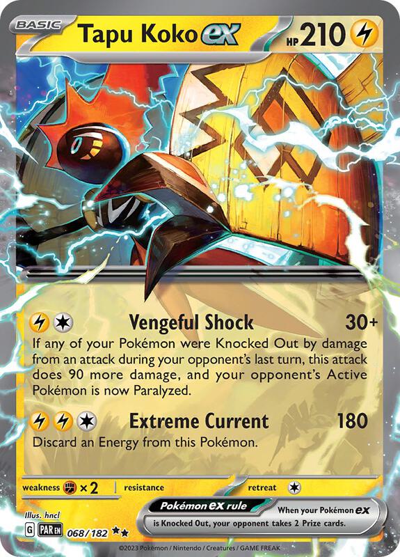 Tapu Koko ex 068/182 - SV04: Paradox Rift (PAR)