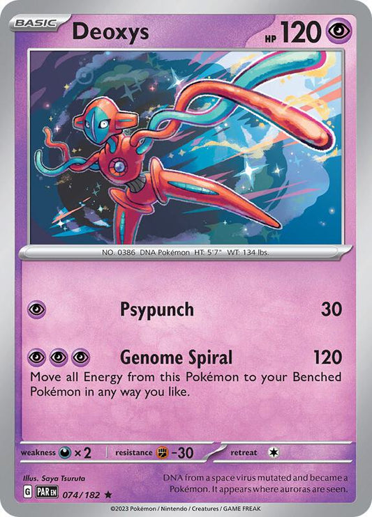 Deoxys 074/182 - SV04: Paradox Rift (PAR)