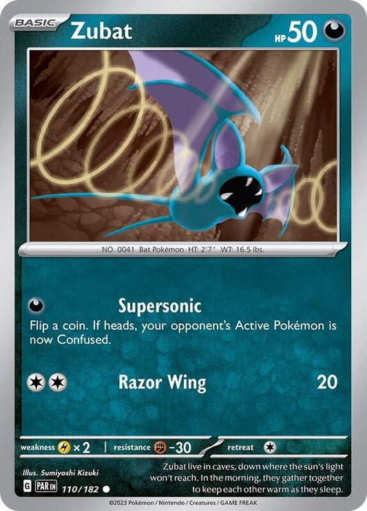 Zubat 110/182 - SV04: Paradox Rift (PAR)