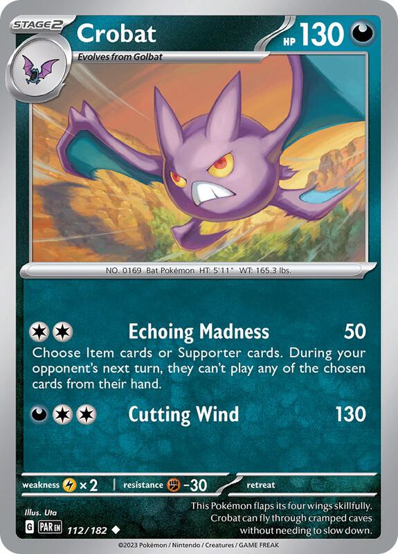 Crobat 112/182 - SV04: Paradox Rift (PAR)