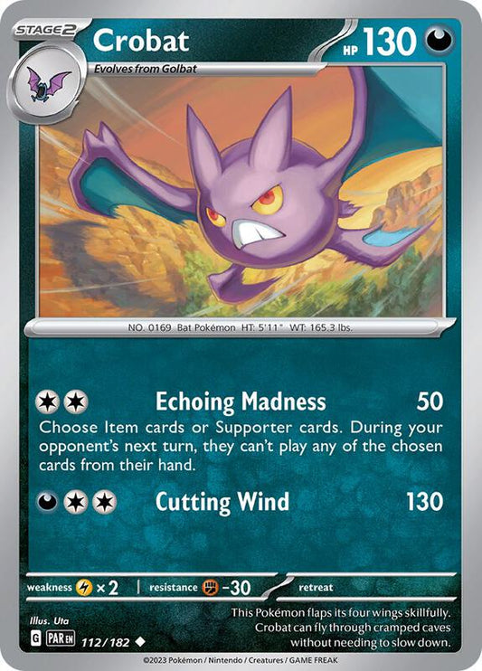 Crobat 112/182 - SV04: Paradox Rift (PAR)