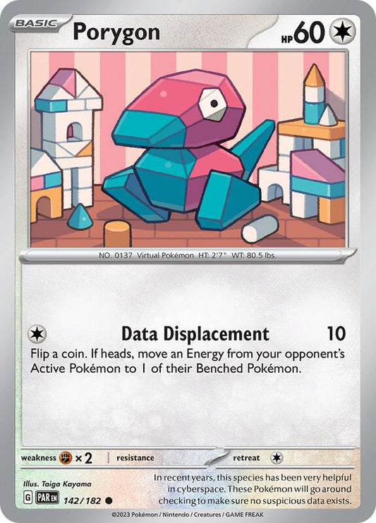 Porygon 142/182 - SV04: Paradox Rift (PAR)