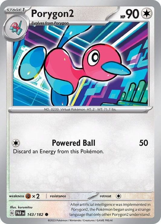 Porygon2 143/182 - SV04: Paradox Rift (PAR)