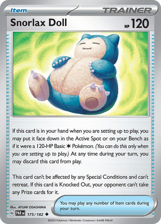 Snorlax Doll 175/182 - SV04: Paradox Rift (PAR)