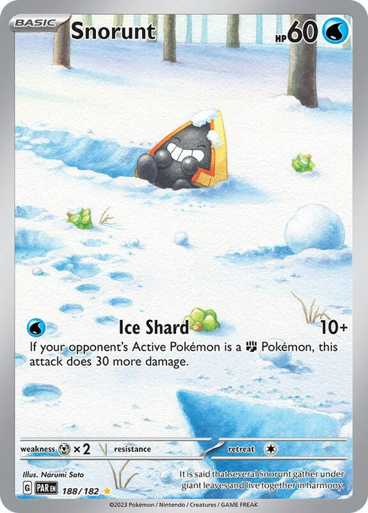 Snorunt 188/182 - SV04: Paradox Rift (PAR)
