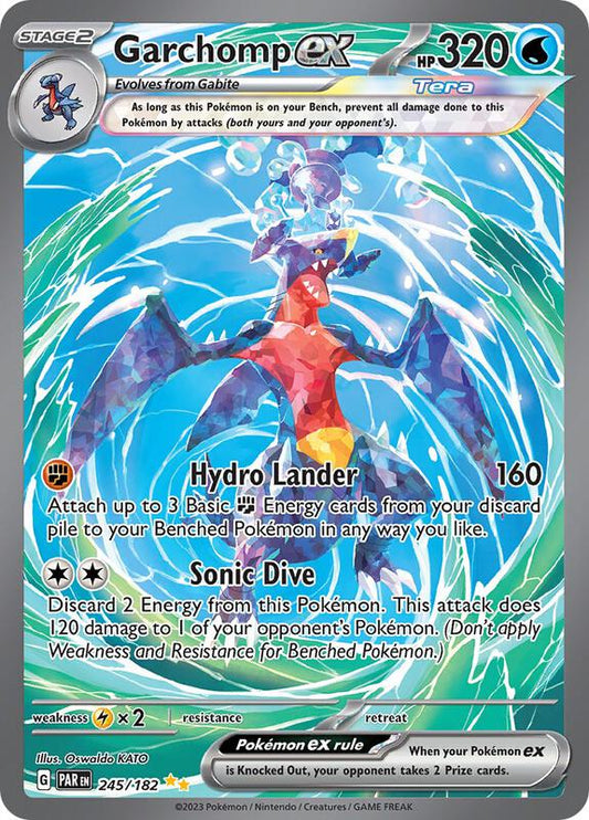 Garchomp ex 245/182 - SV04: Paradox Rift (PAR)