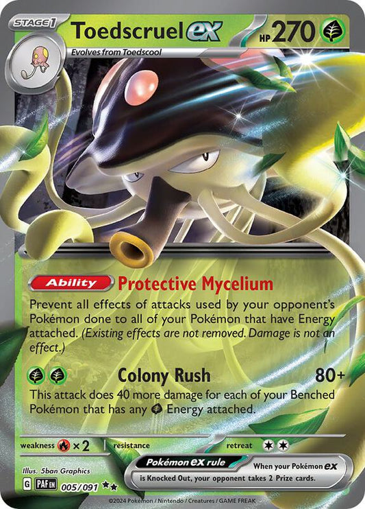 Toedscruel ex 005/091 - SV: Paldean Fates (PAF)