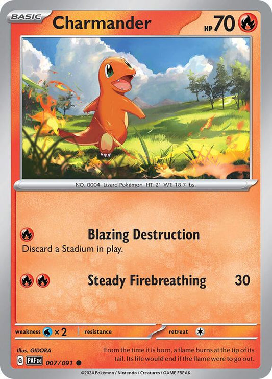 Charmander 007/091 - SV: Paldean Fates (PAF)