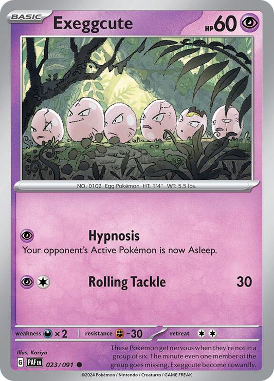 Exeggcute 023/091 - SV: Paldean Fates (PAF)