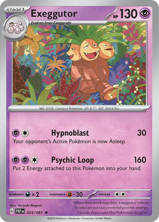 Exeggutor 024/091 - SV: Paldean Fates (PAF)