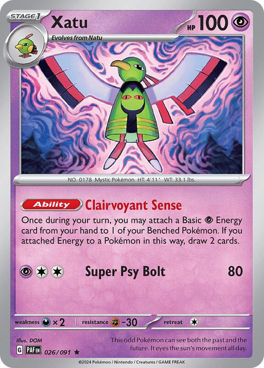 Xatu 026/091 - SV: Paldean Fates (PAF)
