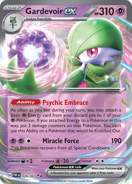 Gardevoir ex 029/091 - SV: Paldean Fates (PAF)