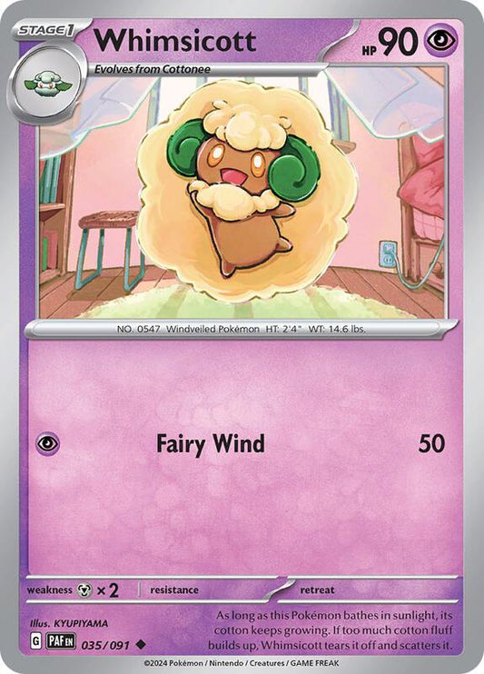 Whimsicott 035/091 - SV: Paldean Fates (PAF)
