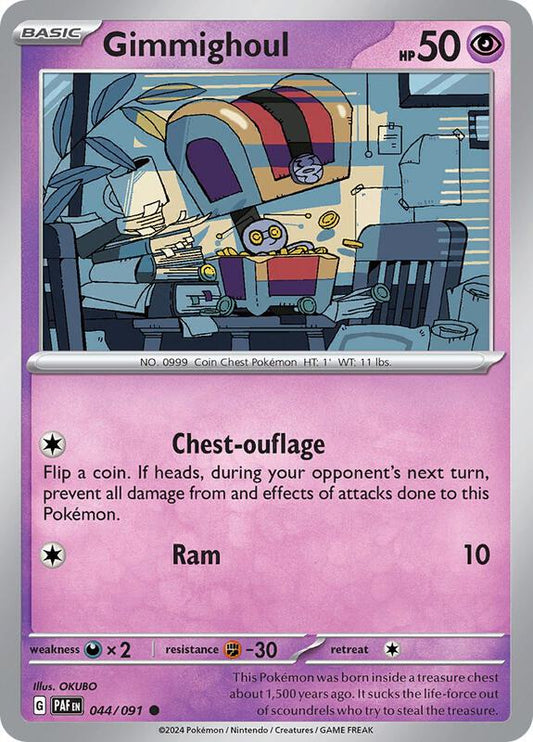 Gimmighoul 044/091 - SV: Paldean Fates (PAF)
