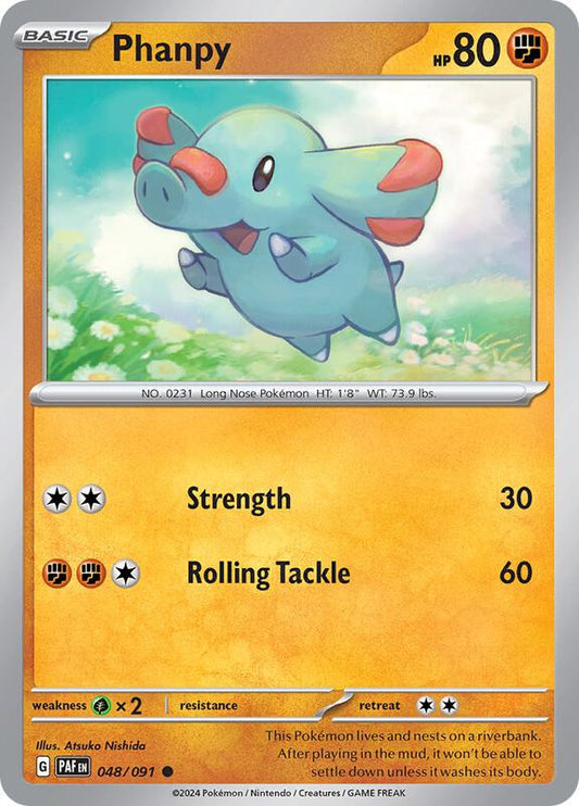 Phanpy 048/091 - SV: Paldean Fates (PAF)