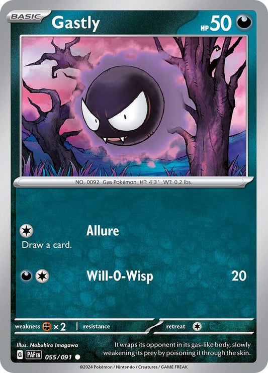 Gastly 055/091 - SV: Paldean Fates (PAF)