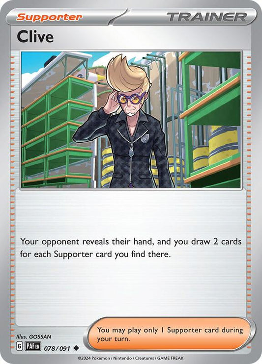 Clive 078/091 - SV: Paldean Fates (PAF)