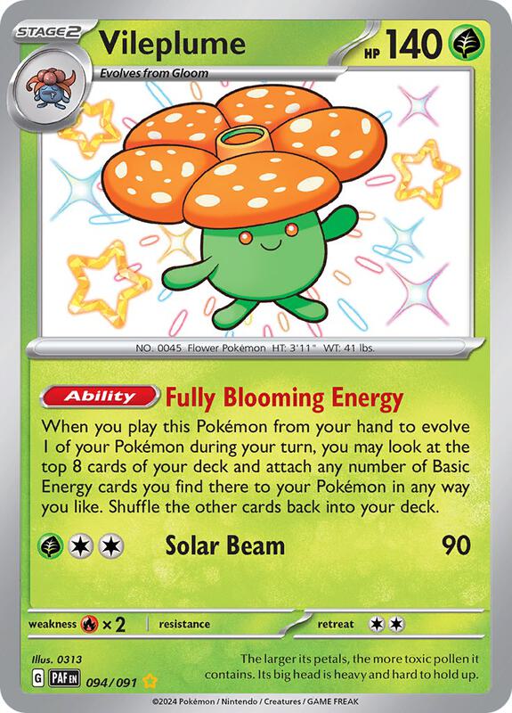 Vileplume 094/091 - SV: Paldean Fates (PAF)