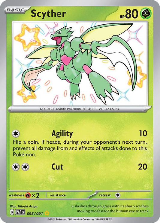 Scyther 095/091 - SV: Paldean Fates (PAF)