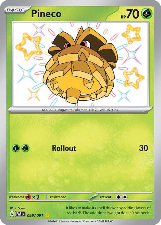 Pineco 099/091 - SV: Paldean Fates (PAF)