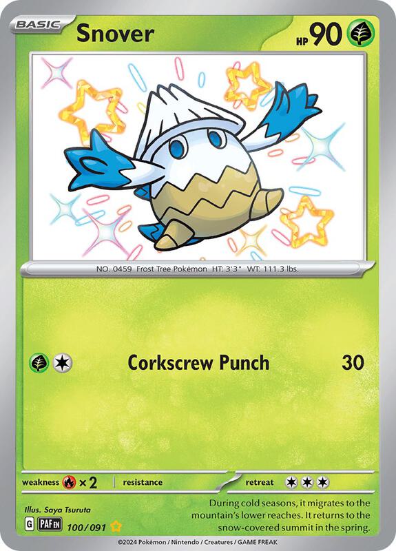 Snover 100/091 - SV: Paldean Fates (PAF)