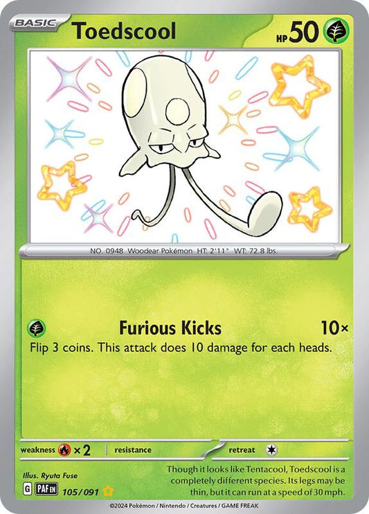 Toedscool 105/091 - SV: Paldean Fates (PAF)