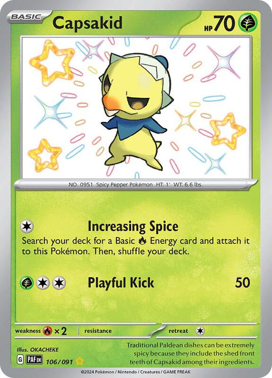 Capsakid 106/091 - SV: Paldean Fates (PAF)