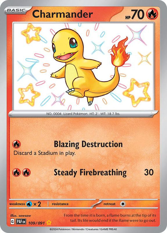 Charmander 109/091 - SV: Paldean Fates (PAF)