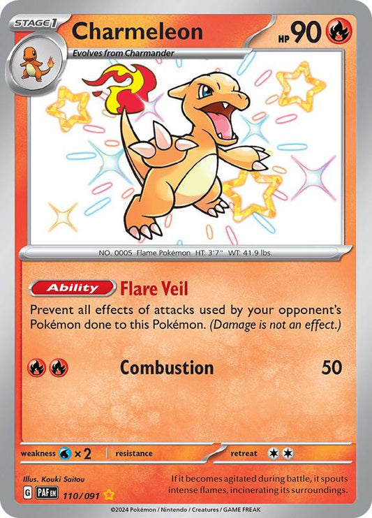 Charmeleon 110/091 - SV: Paldean Fates (PAF)