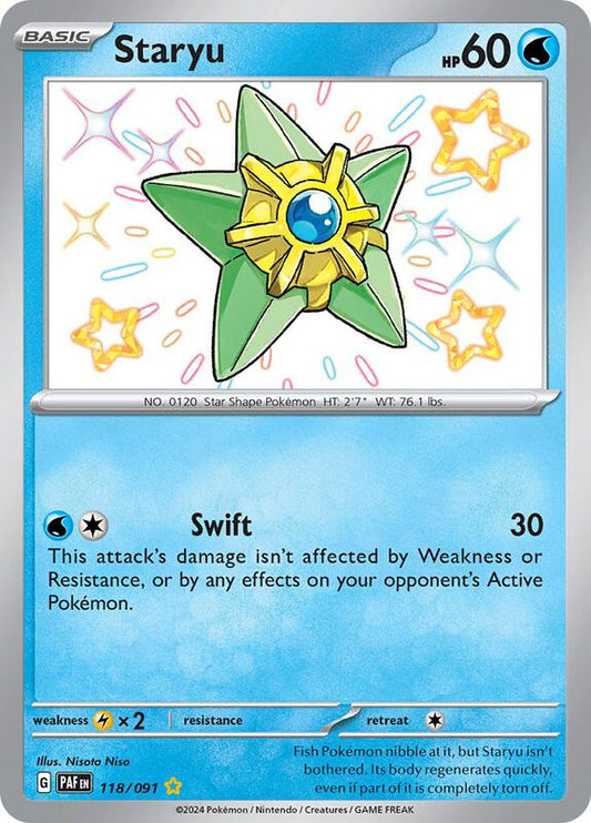 Staryu 118/091 - SV: Paldean Fates (PAF)