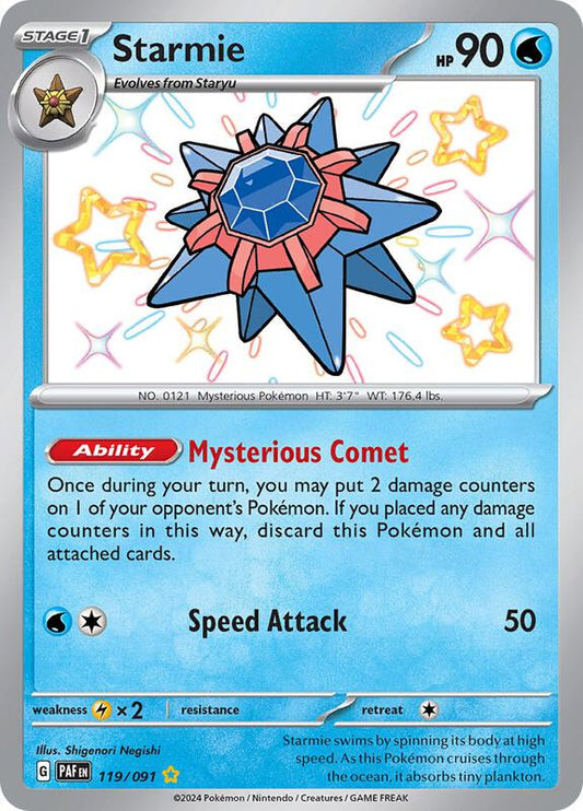 Starmie 119/091 - SV: Paldean Fates (PAF)