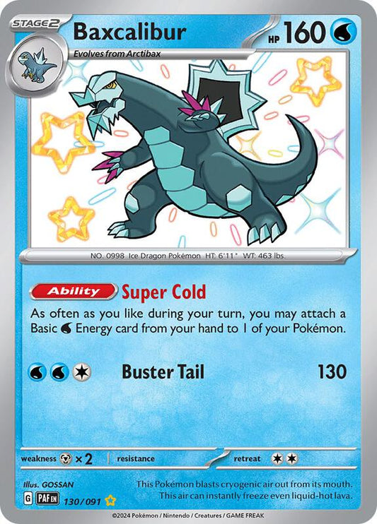 Baxcalibur 130/091 - SV: Paldean Fates (PAF)