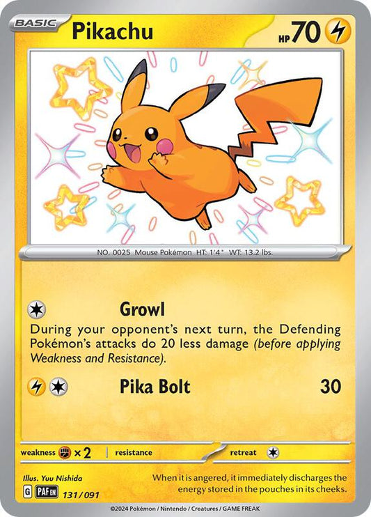 Pikachu 131/091 - SV: Paldean Fates (PAF)