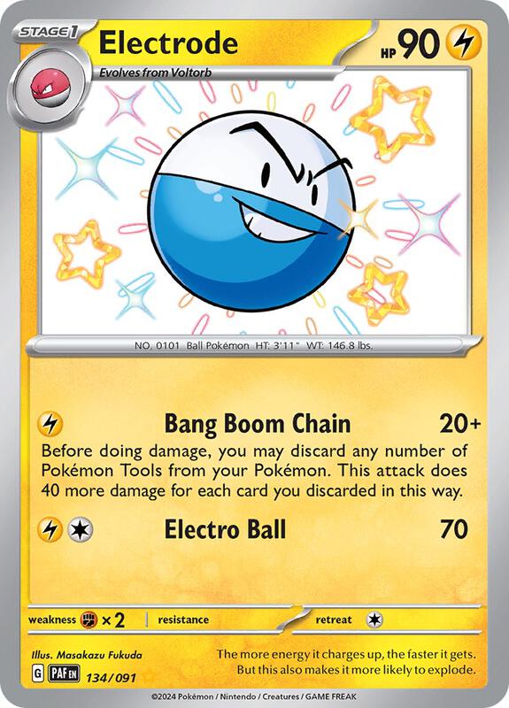 Electrode 134/091 - SV: Paldean Fates (PAF)