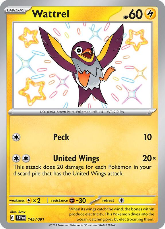 Wattrel 145/091 - SV: Paldean Fates (PAF)