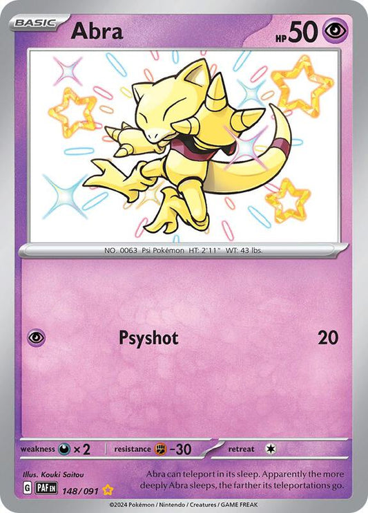 Abra 148/091 - SV: Paldean Fates (PAF)