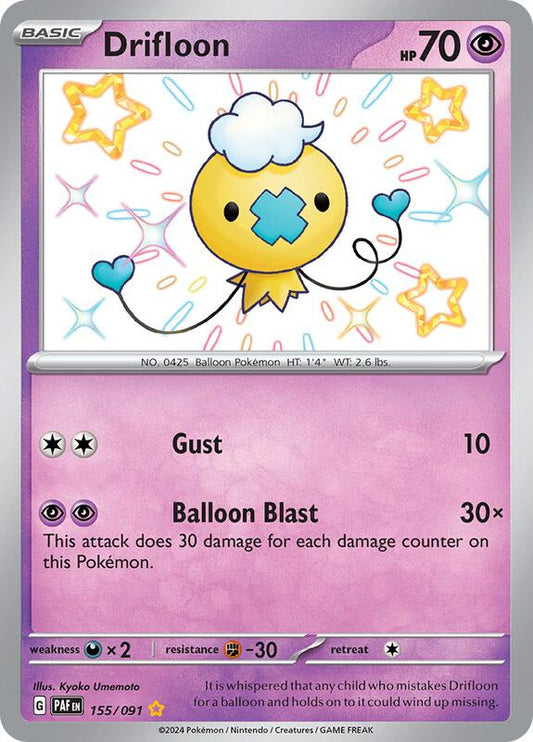Drifloon 155/091 - SV: Paldean Fates (PAF)