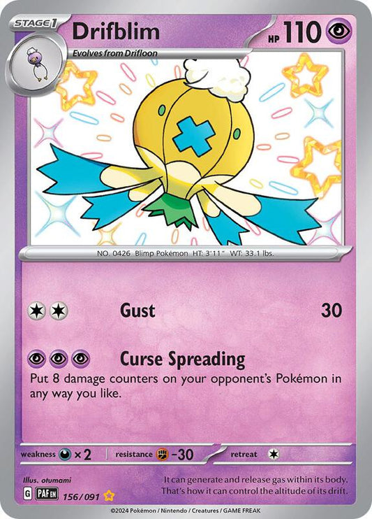 Drifblim 156/091 - SV: Paldean Fates (PAF)