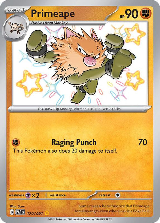Primeape 170/091 - SV: Paldean Fates (PAF)