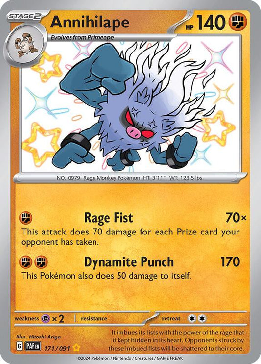 Annihilape 171/091 - SV: Paldean Fates (PAF)